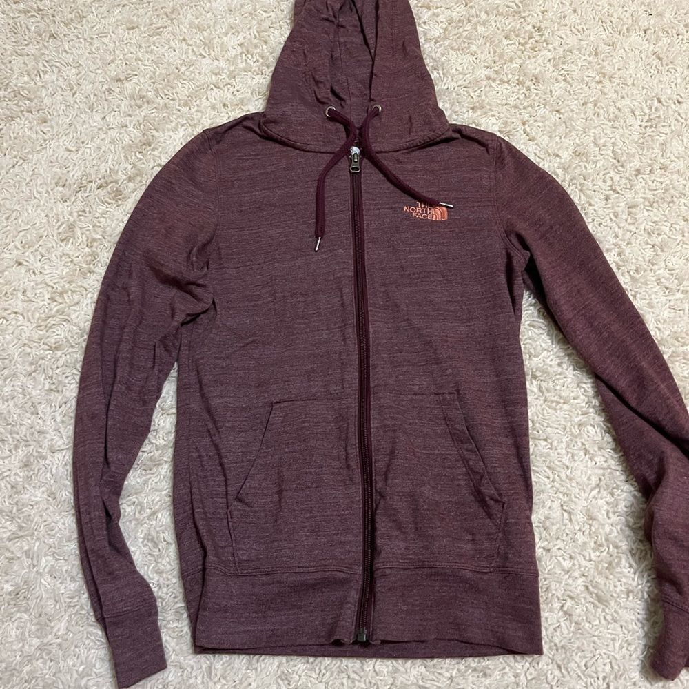 The North Face zip up hoodie size small